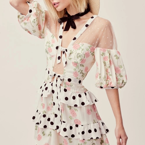 For Love And Lemons Dresses & Skirts - 🍒NWT🍒 FOR LOVE & LEMONS BUTTERSCOTCH DRESS